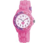 Tikkers Kids Time Teacher Pink Rubber/Silicone Strap Watch TK0003 Heart Design