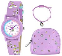 Tikkers Lilac Unicorn Watch, Necklace and Purse Set