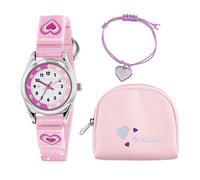 Tikkers Pink Kids Giftset ATK1031 - Girl - 29 mm - Analogue - Quartz - Mineral Glass Pink 29 mm