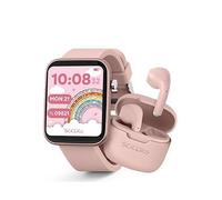 Tikkers Pink strap and TWS set, Multi Print