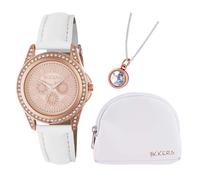 Tikkers Rose Gold Kids Giftset ATK1018 - Girl - 32 mm - Analogue - Quartz - Mineral Glass Rose gold 32 mm
