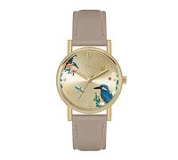 Tikkers RSPB Womens Bird Printed Dial Adult Watch (Mink Kingfisher)