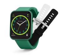 Tikkers Smart Series 13 Green Interchangeable Silicone Strap Smart Watch