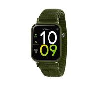 Tikkers Smart Series 13 Green Velcro Strap Smart Watch, Green Green