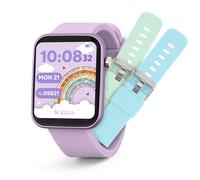 Tikkers Smart Series 13 Smart Watch and Lilac Silicone Strap Set