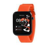 Tikkers Smart Series 13 Orange Silicone Strap Smart Watch