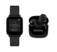 Tikkers Teen Series 10 Black Smart Watch and Earbuds Set TKS10-0002-SETARG