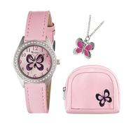 Tikkers Unisex Child Quartz Watch, Analogue Classic Display and PU Strap AKG-008