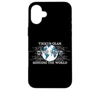 Tikkun Olam Healing the World Judaism Vintage Case for iPhone 16 Plus