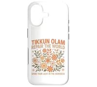 Tikkun Olam Hebrew Fix the World Shalom Case for iPhone 17