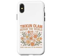 Tikkun Olam Hebrew Fix the World Shalom Case for iPhone X/XS