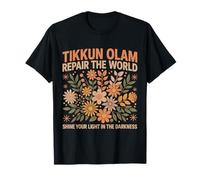 Tikkun Olam Hebrew Fix The World Shalom T-Shirt