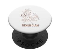 Tikkun Olam Jewish Hebrew Nature Shalom PopSockets Adhesive PopGrip