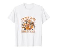 Tikkun Olam Jewish Hebrew Nature Shalom T-Shirt