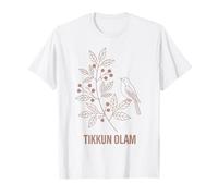 Tikkun Olam Jewish Hebrew Nature Shalom T-Shirt