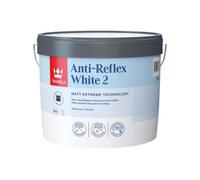 Tikkurila Anti Reflex 2 - Flat Matt, High-Opacity, Ceiling Paint - Zero Flash - 3 Litre