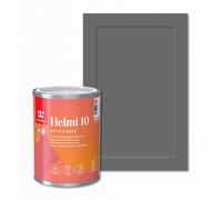 Tikkurila Helmi 10 Durable Wood, Trim & Kitchen Cupboard Paint - 1L Basalt N499