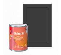 Tikkurila Helmi 10 Durable Wood, Trim & Kitchen Cupboard Paint - 1L Midnight Y498