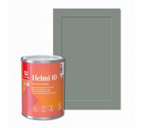 Tikkurila Helmi 10 Durable Wood, Trim & Kitchen Cupboard Paint - 1L Nephrite N494