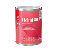 TIKKURILA Helmi 80 - High Performance Gloss Paint For Furniture & Wood (Water-Based And Ultra Low VOC) - 1 Litre