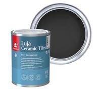 TIKKURILA Luja Ceramic Tiles - Semi-matt paint for Ceramic Tiles - Available in White & 100+ Colours (Midnight Y498, 1 Litre)