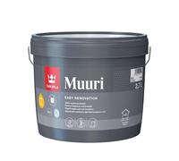 TIKKURILA Muuri - Heat-Resistant Paint For Interior Fireplaces & Firewalls (Water-Based) - 3 Litres