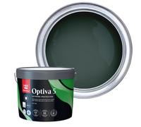 Tikkurila Optiva 5 Matt Durable Emulsion - Scrubbable, Stain-Resistant - 10L Fjord M442