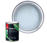 Tikkurila Optiva 5 Matt Durable Emulsion - Scrubbable, Stain-Resistant - 1L Cumulus Y354