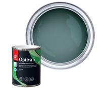 Tikkurila Optiva 5 Matt Durable Emulsion - Scrubbable, Stain-Resistant - 1L Silk Road S440