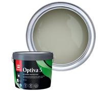 Tikkurila Optiva 5 Matt Durable Emulsion - Scrubbable, Stain-Resistant - 3L Flannel J446