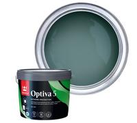Tikkurila Optiva 5 Matt Durable Emulsion - Scrubbable, Stain-Resistant - 3L Silk Road S440