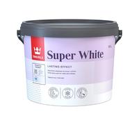 TIKKURILA Super White - Full Matt Paint For Walls & Ceilings - Excellent Opacity & Hiding Power (Water-Based) - 10 Litres