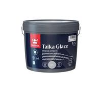 TIKKURILA Taika Pearl Glaze - Special Effect, Semi-Transparent Silver Glaze - Shimmering, Pearlescent Finish - 3 Litres