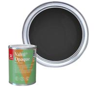 Tikkurila Valtti Opaque Exterior Wood Paint - Weatherproof Semi Matt For Fences, Sheds, Cladding & Doors - 1L Midnight Y498