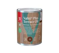 Tikkurila Valtti Plus Terrace Oil - Premium, High-Performance Wood Oil - Partly Bio-Based - Ash Grey - 1 Litre