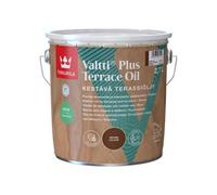 Tikkurila Valtti Plus Terrace Oil - Premium, High-Performance Wood Oil - Partly Bio-Based - Black - 3 Litres