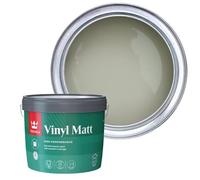 TIKKURILA Vinyl Matt - Washable Full Matt Emulsion Paint For Interior Walls & Ceilings - 3l Flannel J446