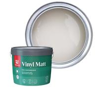 TIKKURILA Vinyl Matt - Washable Full Matt Emulsion Paint For Interior Walls & Ceilings - 3l Median X486
