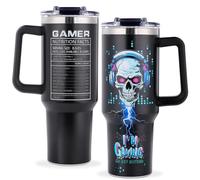 TIKMODERN Gamer Skull 40oz Tumbler