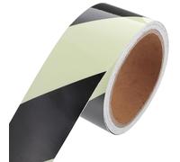 TIKODIDA 1 Roll Luminous Tape Directions Indication Guiding Tape Pvc Material Good Adhesion Luminous Effect 196.50x1.97x0.08in Green Black Multi-colour Outdoor Use for Stairs and Passages