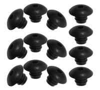 TIKODIDA 100pcs Black Pegboard Hook Locks Plastic Peg Hook Retainers for 1/4 Inch Pegboard Peg Stoppers Accessories for Tool Storage and Workshop Organization