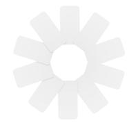 TIKODIDA 100pcs Micro Specimen Positioning Pad Insect Preservation Tools Plastic White Portable Size User-friendly for Fieldwork and Educational Purposes