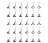 TIKODIDA 100pcs Reusable Buckles for Bandage Wraps Alloy Bandage Fastener Multifunctional Wide Applicability Portable Aluminum Alloy Fixing Holder for Sports on The Go