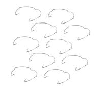 TIKODIDA 10pcs Downlight Retaining Spring Clips Spot Light Retaining Rings Iron Silver Secure Fit Easy Installation for Lighting Fixtures and Bulbs, Homes and Commercial Spaces