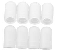 TIKODIDA 10pcs Drumstick Head Protective Caps Silicone Practice Drum Tips for Drumstick Ends for Drum Practice Sessions