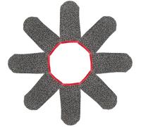 TIKODIDA 10pcs Fiber Finger Cover Ultra-thin Silver Fiber Gaming Thumb Sleeves with Fast Sweat Kick Breathable Touch Screen for Mobile Gaming