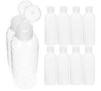 TIKODIDA 10pcs Travel Lotion Bottle Plastic Portable Shampoo Container for Outdoor Business Trip Empty Lotion Bottles Leakproof Design for Toiletries and Liquid Items