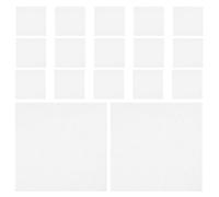 TIKODIDA 1200pcs Small Cleaning Wipes Lens Cleaning Cloth Bulk Non-woven Fabric White 3.93x3.93x0.004in Safe for Camera and Eyeglasses