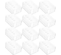 TIKODIDA 20pcs Universal Toothbrush Caps Straw Base Protective Covers for Brush Heads Easy to Open Portable Travel Toothbrush Accessories Hygiene