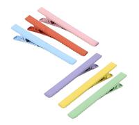 TIKODIDA 24Pcs Matte Colorful Alligator Hair Clips, Small Square Duckbill Hairpins in Yellow, Green, Teal, Amber, Pink, Purple, Hair Accessories for Styling and Everyday Use